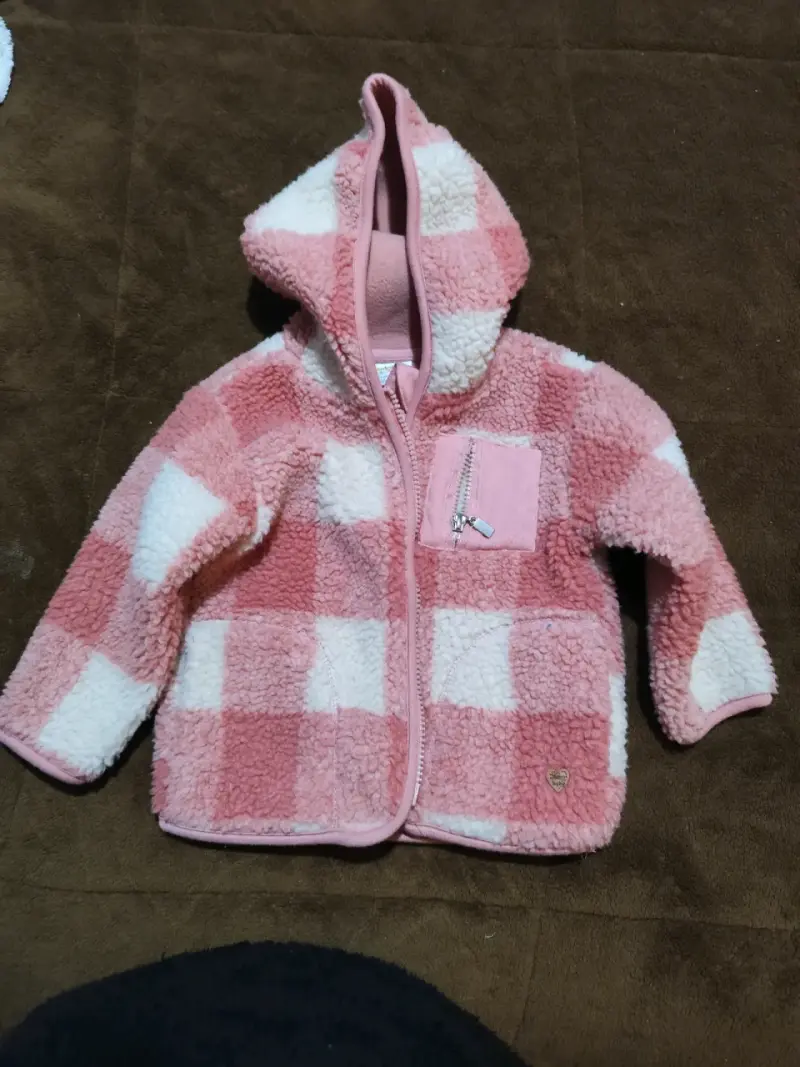 Chaqueta infantil de lana forrada en polar - 1