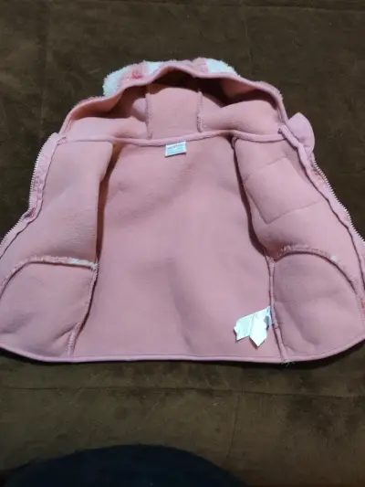 Chaqueta infantil de lana forrada en polar - miniatura 2