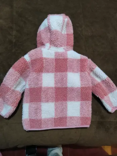 Chaqueta infantil de lana forrada en polar - miniatura 3