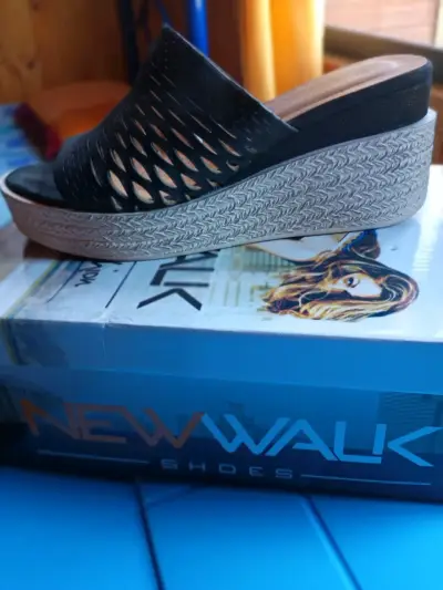 Sandalias New Walk con plataforma tejida - miniatura 2