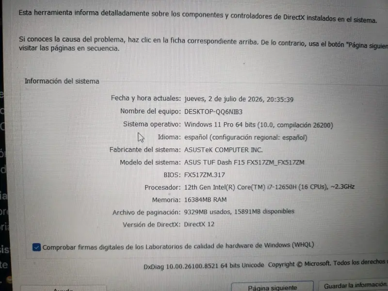 Laptop ASUS TUF Dash F15 FX517ZM - 1