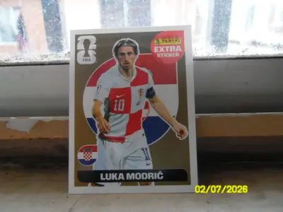 Lámina Panini Extra Sticker Luka Modric FIFA - miniatura 1