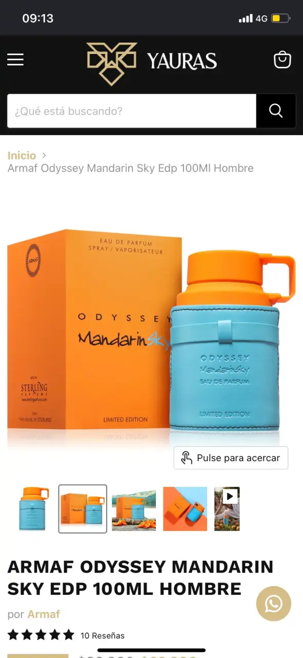 Perfume Odyssey Mandarin Sky Edición Limitada - 4