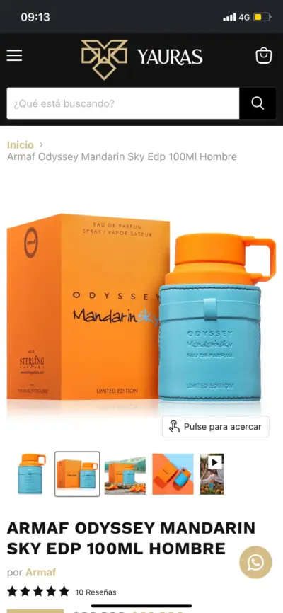 Perfume Odyssey Mandarin Sky Edición Limitada - miniatura 4