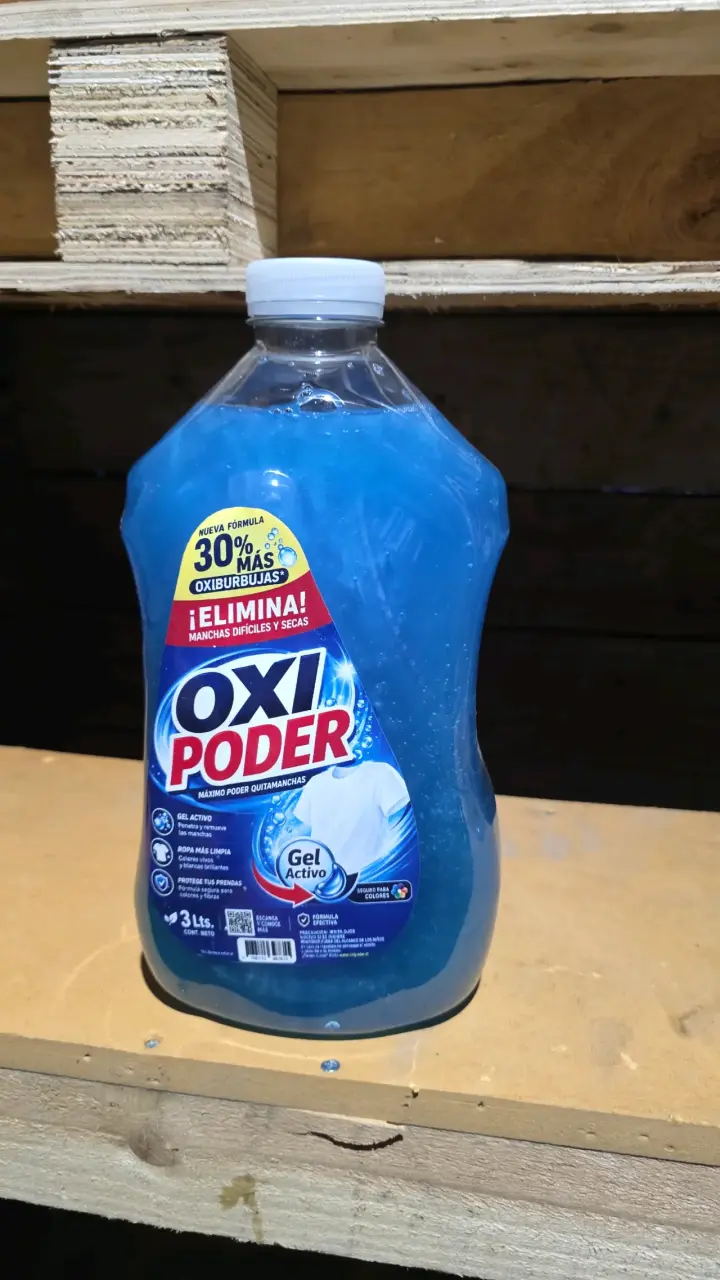 Detergente Oxi Poder Gel Activo 3L