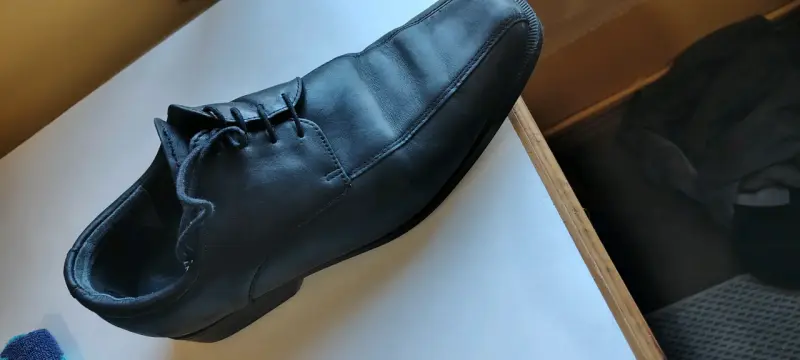 Zapato formal de cuero negro para hombre - 1