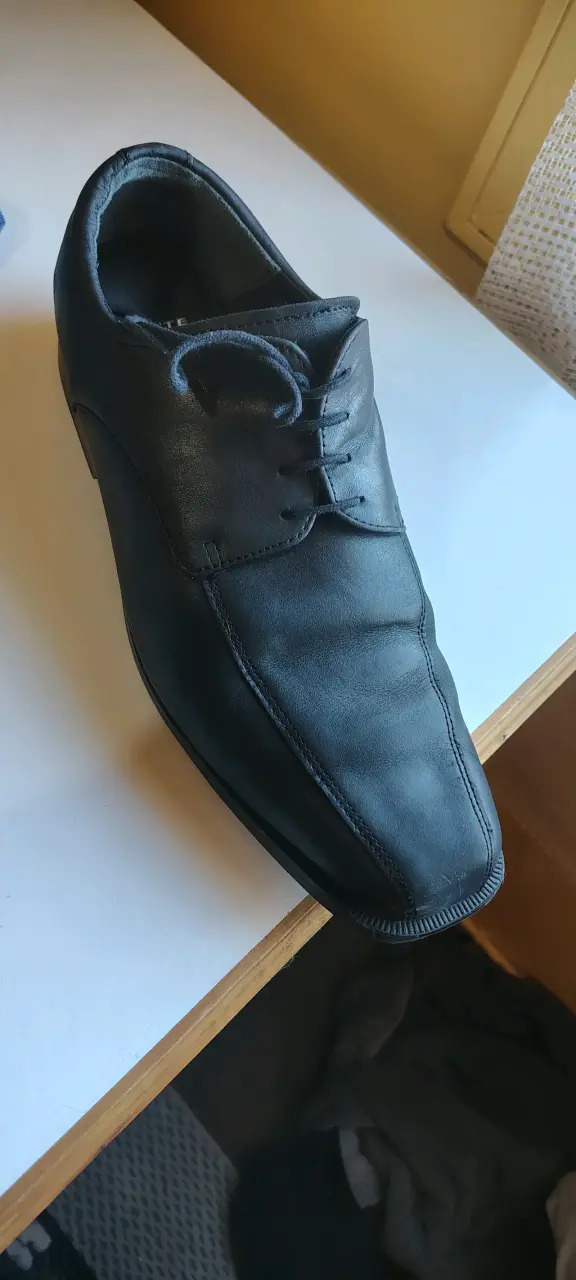 Zapato formal de cuero negro para hombre - 2