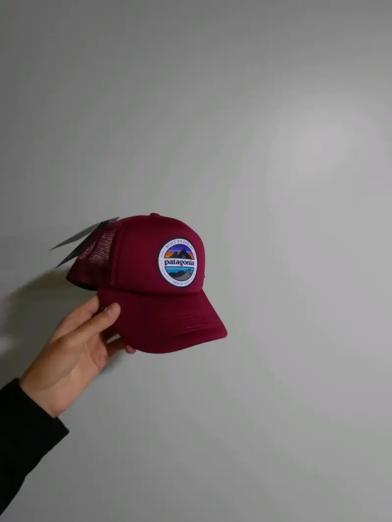 Gorra verde Patagonia con logo - 2