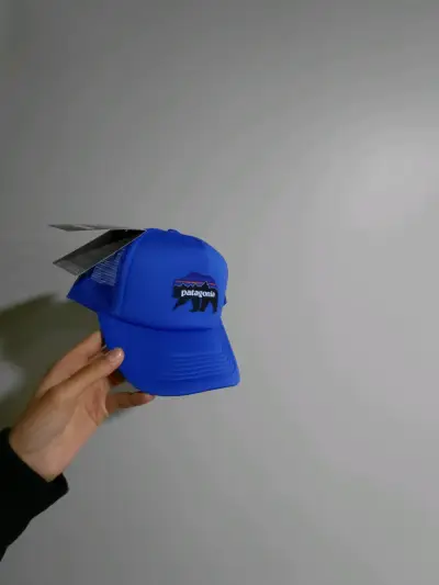 Gorra verde Patagonia con logo - miniatura 3