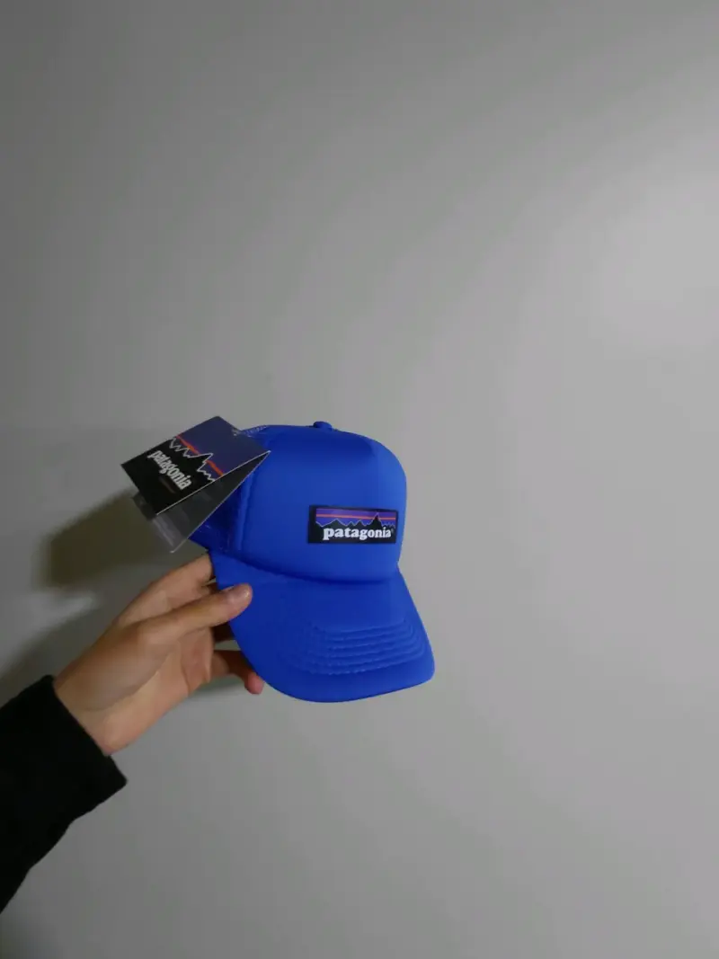 Gorra verde Patagonia con logo - 4