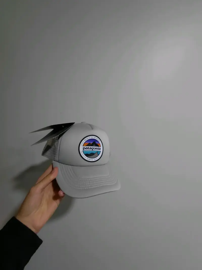 Gorra verde Patagonia con logo - 6