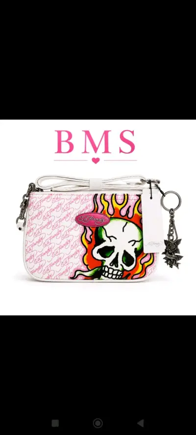 Bolso Ed Hardy con diseño de calavera - miniatura 3