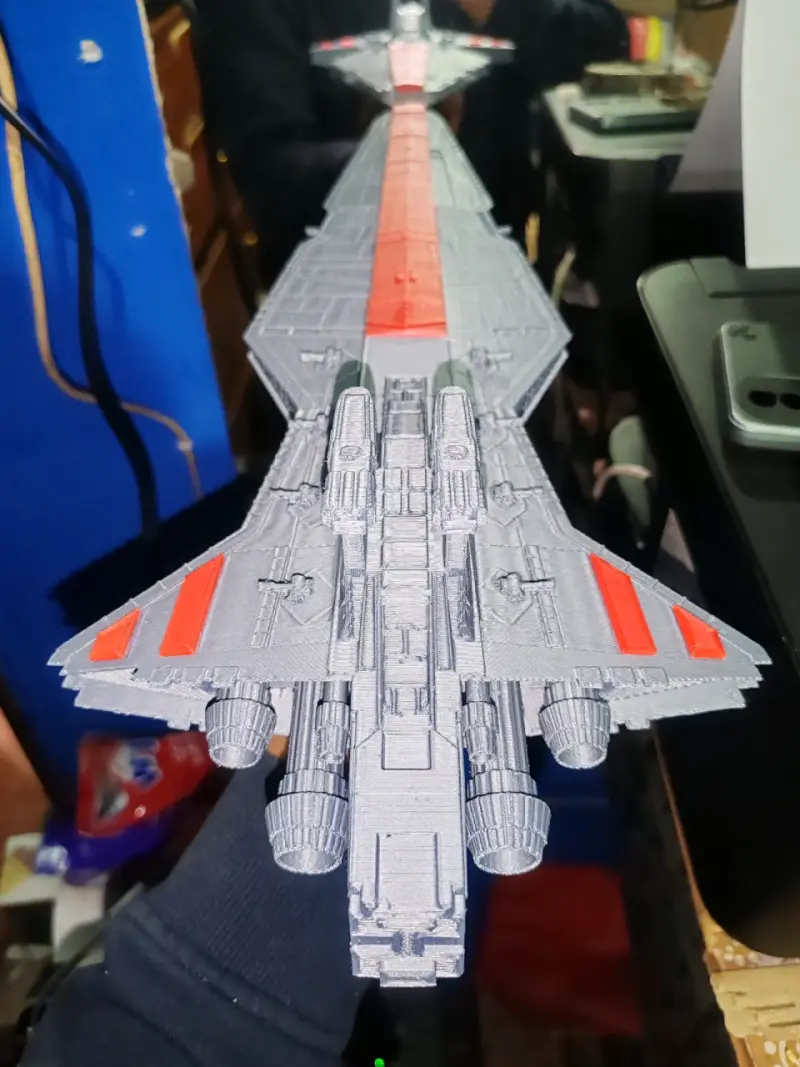 Destructor estelar clase venator impreso en 3D - 1