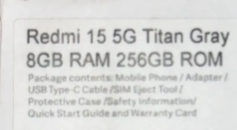 Smartphone Redmi 15 5G con batería de 7000mAh - 3