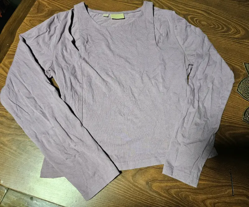 Polera manga larga mujer