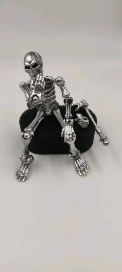 Figura esqueleto articulada calavera - miniatura 1