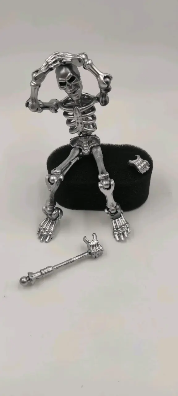 Figura esqueleto articulada calavera - 2