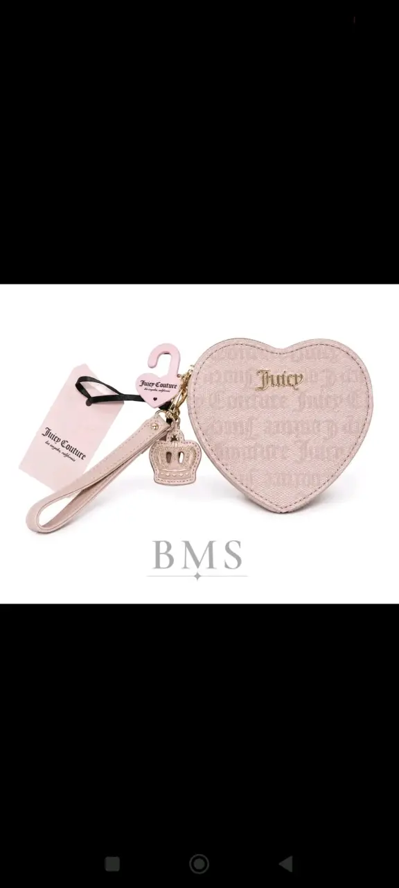 Monedero corazón Juicy Couture rosa - 2
