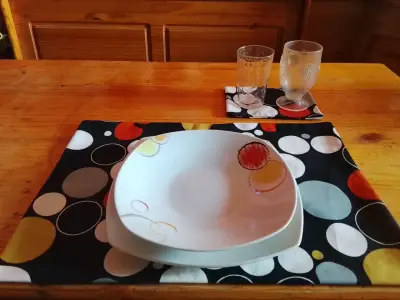 Individuales y poza vasos en lona - miniatura 1