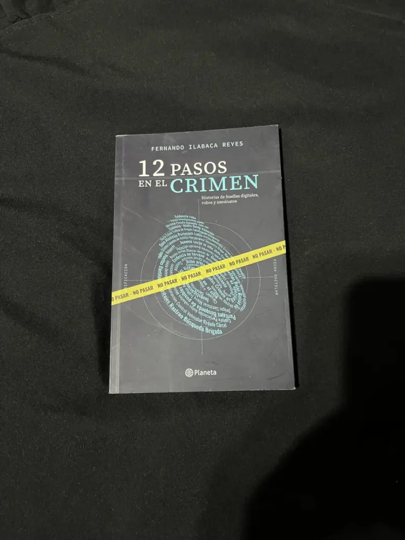 Libro '12 Pasos en el Crimen' de Fernando Ilabaca