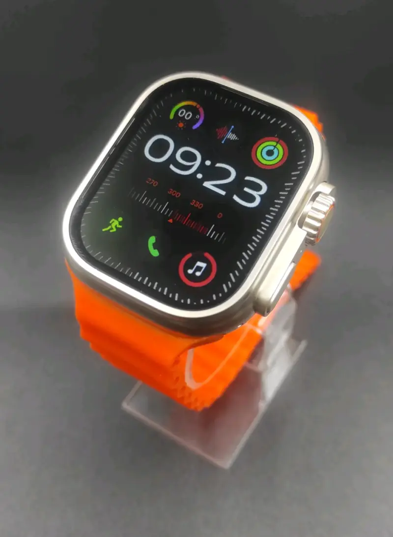 Smartwatch con correa naranja vibrante - 3