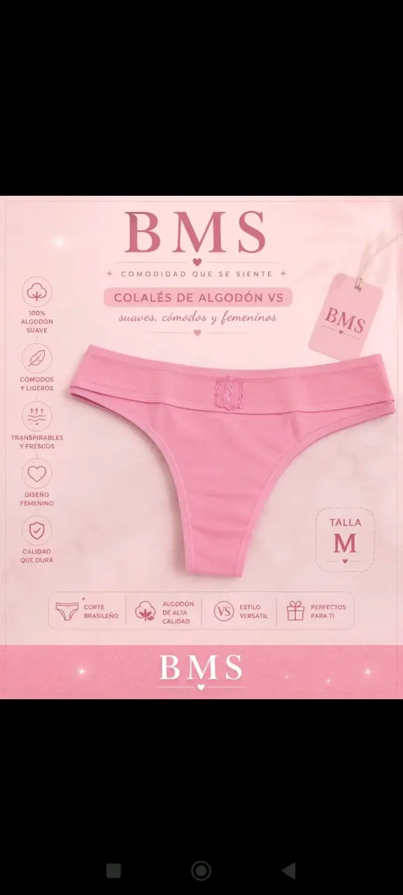 Colalés de algodón vs rosa