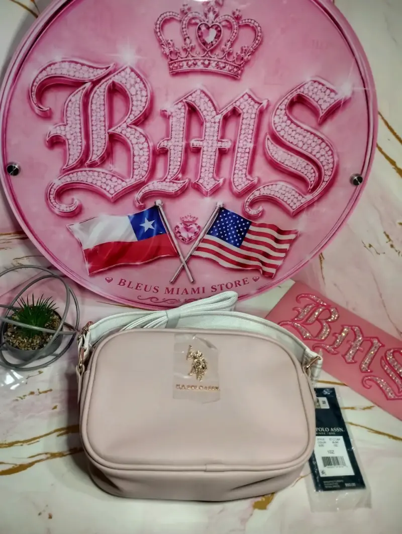 Cartera U.S. Polo Assn. rosa elegante