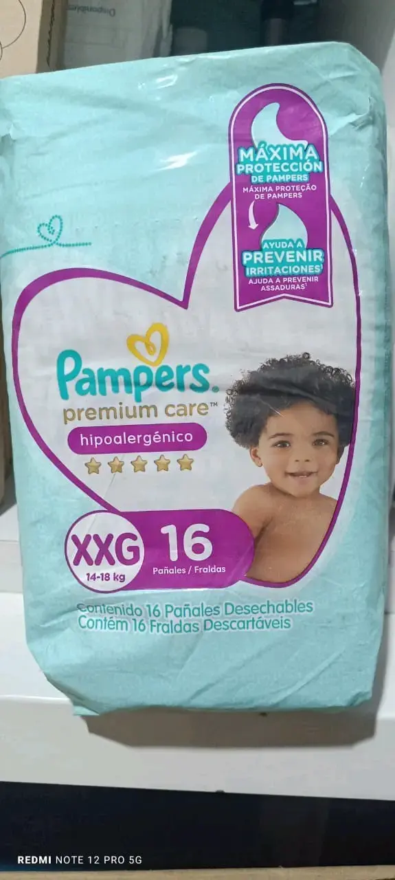 Pañales Pampers Premium Care XXG 16 unidades