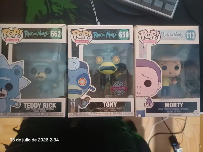 Set de figuras Funko Pop Rick and Morty - 1