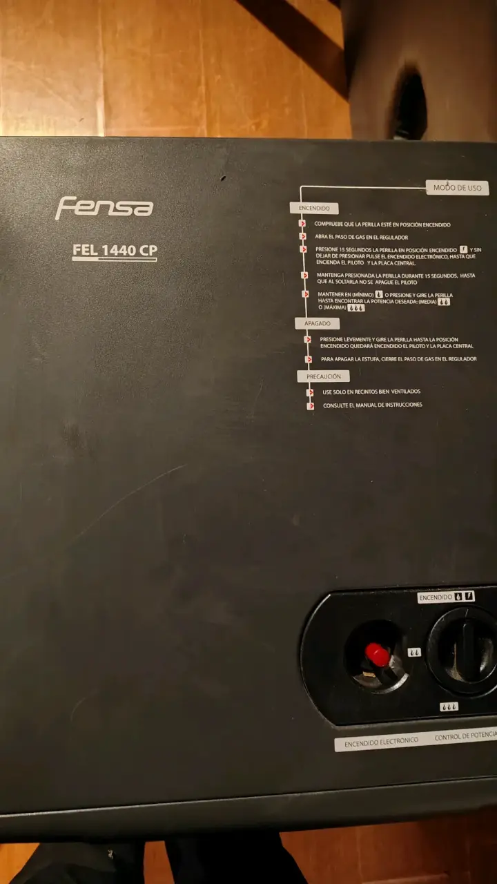 Calefactor a gas Fensa FEL 1440 CP - 2