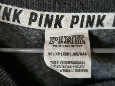 Polerón gris PINK Victoria's Secret - miniatura 1