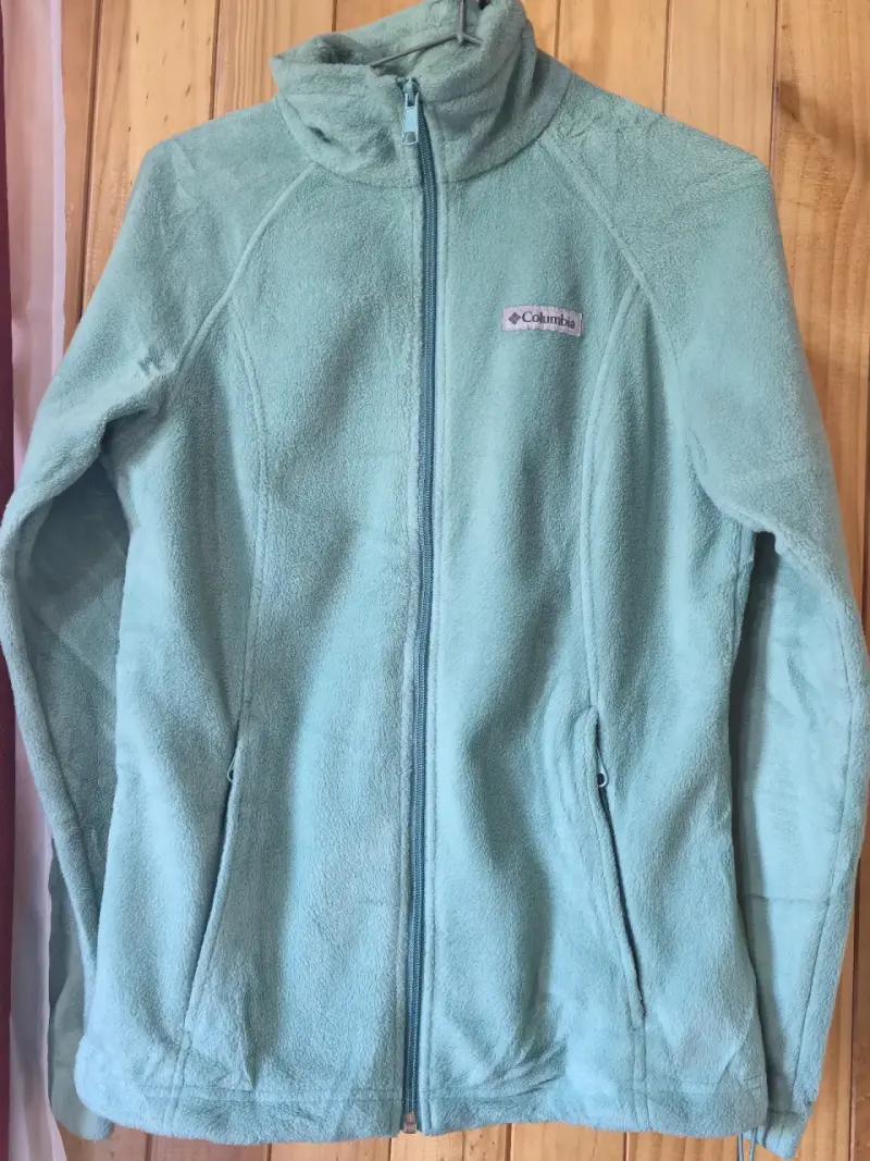 Chaqueta polar Columbia verde agua