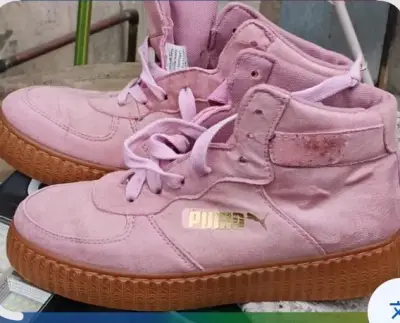 Zapatillas altas Puma réplicas  rosas para mujer - miniatura 1