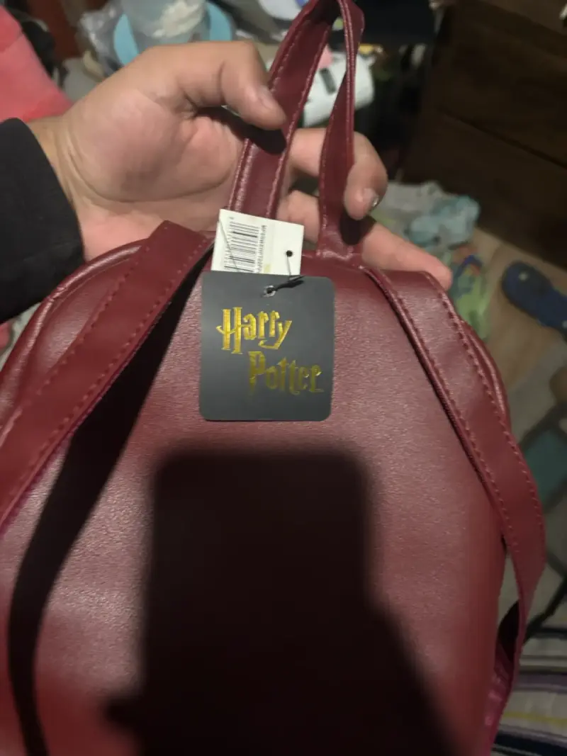 Mochila mini Gryffindor bordó con escudo - 3