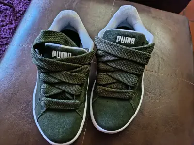 Zapatillas Puma verde oliva para hombre - miniatura 1