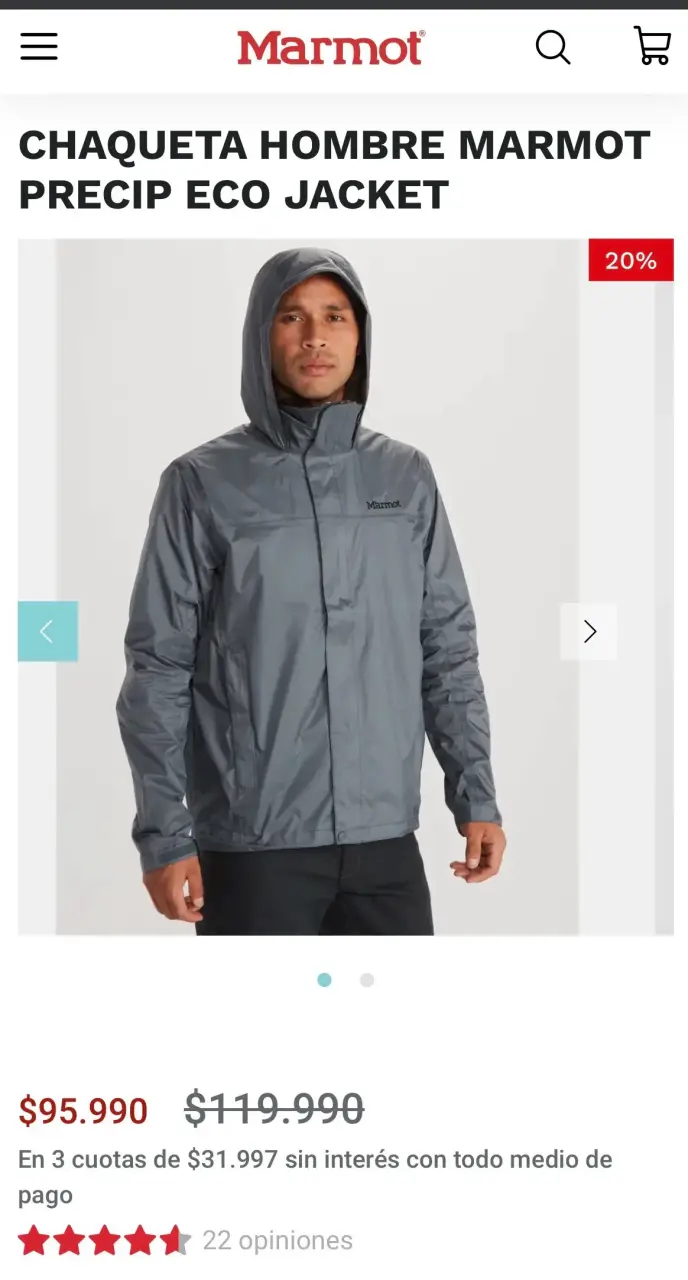 Chaqueta impermeable Marmot PreCip Eco - 3