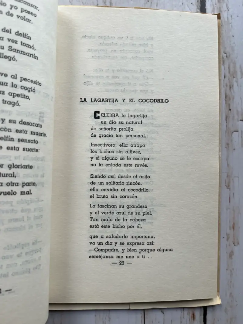 Libro antiguo 'Oasis de la Fábula' 1967 - 4
