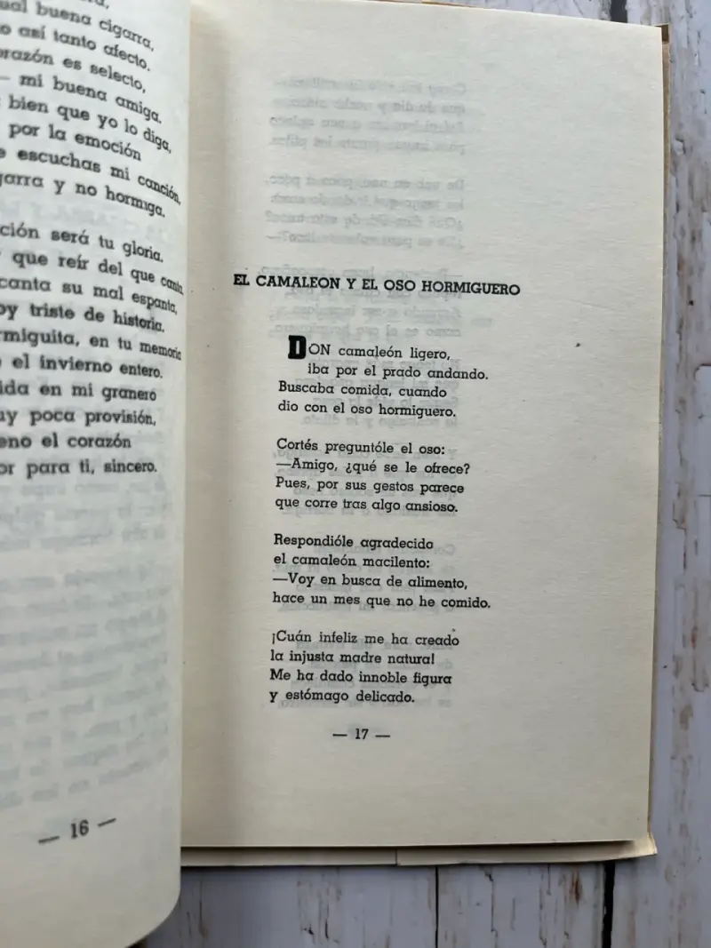 Libro antiguo 'Oasis de la Fábula' 1967 - 5