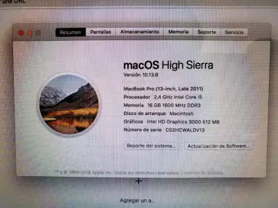 MacBook Pro 13 pulgadas en buen estado - miniatura 2