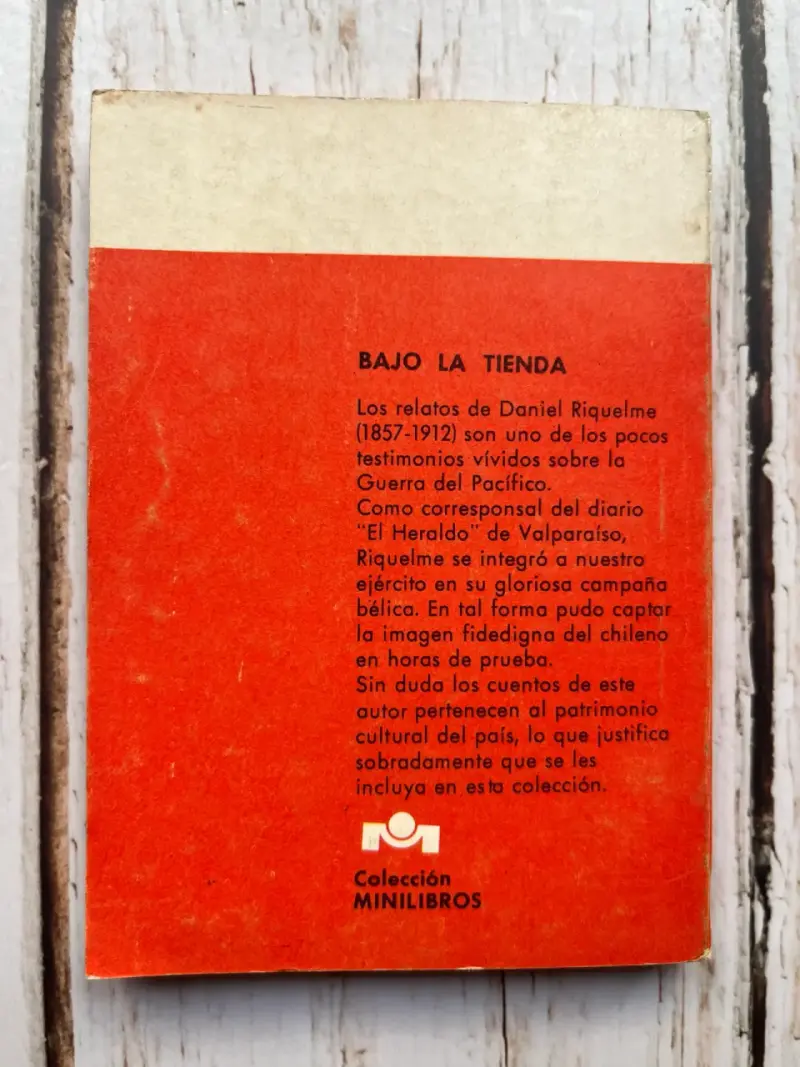Libro 'Bajo la Tienda' de Daniel Riquelme - 3