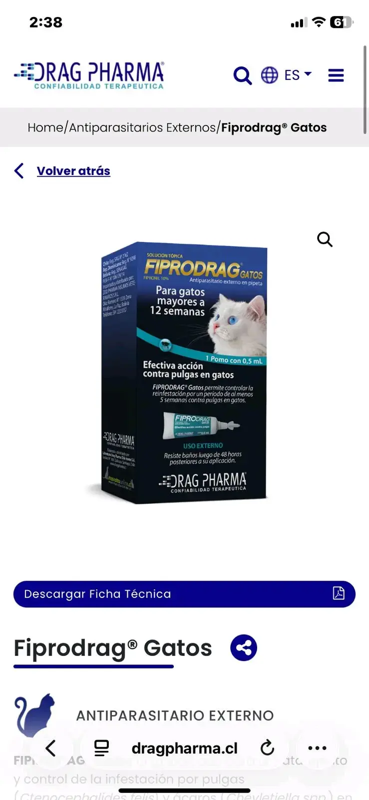 Bravecto 1M para perros pequeños medianos y grande - 4