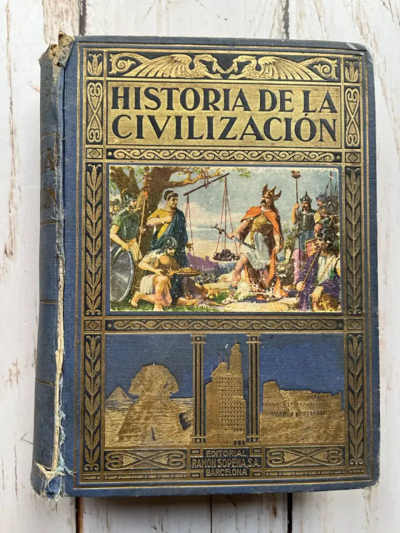 Libro antiguo 'Historia de la Civilización' - 1