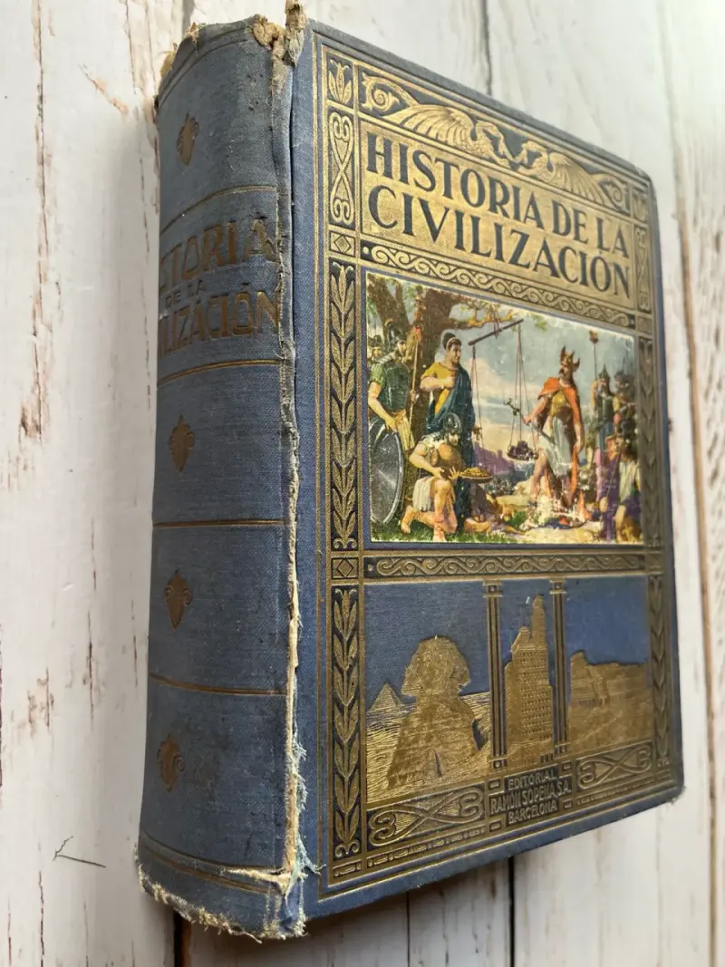 Libro antiguo 'Historia de la Civilización' - 2