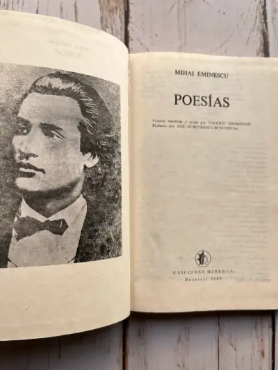 Libro 'Poesías' de Mihai Eminescu 1989 - miniatura 1