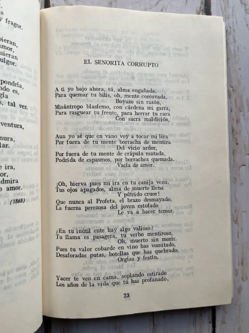 Libro 'Poesías' de Mihai Eminescu 1989 - 6
