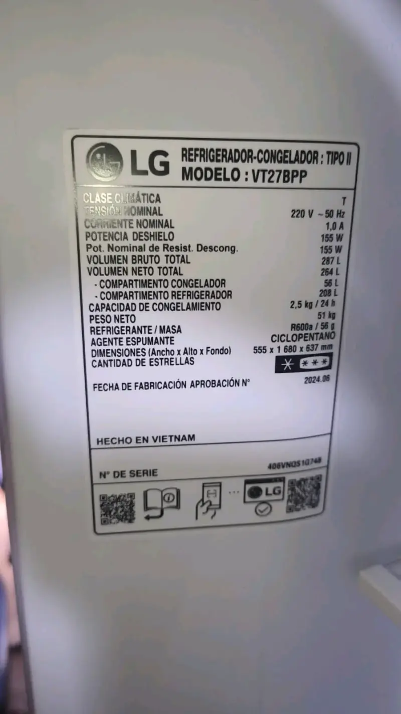 Refrigerador LG Platinum Silver 3 A+ - 6