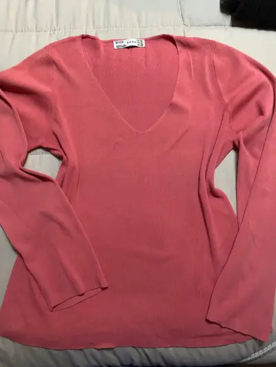 Suéter Zara de cuello en V - miniatura 1