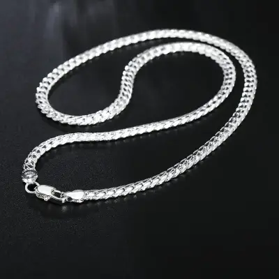 Cadena de plata esterlina elegante - miniatura 1