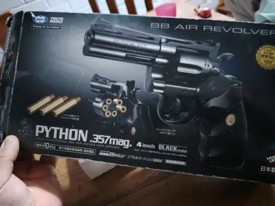 Revolver de aire BB Python .357 magnum japonesa. - miniatura 1