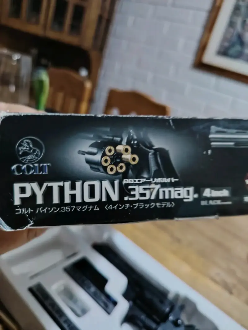 Revolver de aire BB Python .357 magnum japonesa. - 2